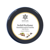Natuur Solid Perfume: Vanilla & Sandalwood (15g) - Anti-Stress